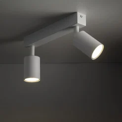 Listwy Oświetleniowe|Wszystkie Lampy Sufitowe|TK Tomasz Krywult Listwa sufitowa 2 spoty biała TOP