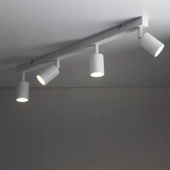 Listwy Oświetleniowe|Wszystkie Lampy Sufitowe|TK Tomasz Krywult Listwa sufitowa 4 spoty biała TOP