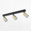 Listwy Oświetleniowe|Wszystkie Lampy Sufitowe|TK Tomasz Krywult Listwa sufitowa 3 spoty czarno-złota TOP
