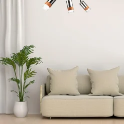 Listwa z 3 reflektorkami regulowana chrom AURORA