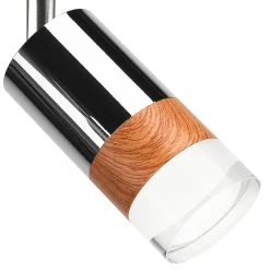 Listwa z 2 reflektorkami regulowana chrom AURORA