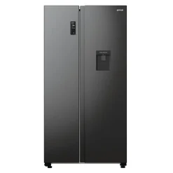 Lodówki|Gorenje Lodówka Side by Side czarna NRR9185EABXLWD