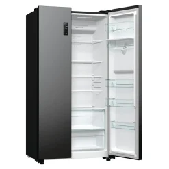 Lodówki|Gorenje Lodówka Side by Side czarna NRR9185EABXLWD
