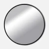Lustra Dekoracyjne|Lustra Łazienkowe|inny Lustro łazienkowe okrągłe czarne TORRE 80 cm