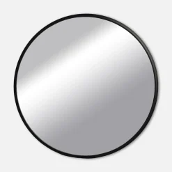 Lustra Dekoracyjne|Lustra Łazienkowe|inny Lustro łazienkowe okrągłe czarne TORRE 80 cm