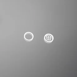 Lustra Dekoracyjne|Lustra Łazienkowe|inny Lustro łazienkowe podgrzewane z oświetleniem LED 70x50 cm