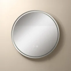 inny Lustro łazienkowe podgrzewane z oświetleniem LED 60 cm