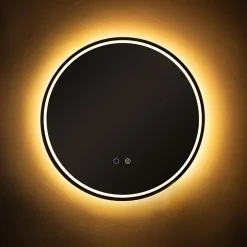 inny Lustro łazienkowe podgrzewane z oświetleniem LED 60 cm