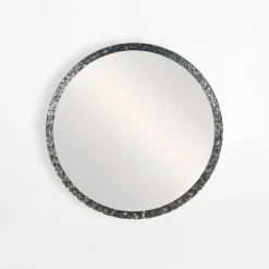 inny Lustro łazienkowe z akrylową ramą LED 60 cm