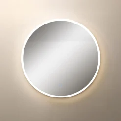 Lustra Dekoracyjne|Lustra Łazienkowe|inny Lustro łazienkowe z akrylową ramą LED złote 60 cm