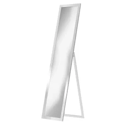 Lustra Dekoracyjne|Lustra| Lustro stojące w białej ramie SLIM 40x160 cm