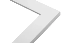 Lustra Dekoracyjne|Lustra| Lustro w białej ramie SLIM 57,5x77,5 cm