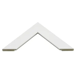 Lustra Dekoracyjne|Lustra| Lustro w białej ramie SLIM 57,5x77,5 cm