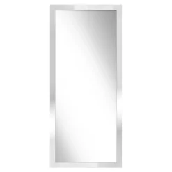 Lustra Dekoracyjne|Lustra| Lustro w białej ramie SLIM 47,5x107,5 cm