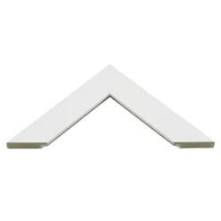 Lustra Dekoracyjne|Lustra| Lustro w białej ramie SLIM 47,5x107,5 cm