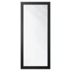 Lustra Dekoracyjne|Lustra| Lustro w czarnej ramie SLIM mat 47,5x107,5 cm