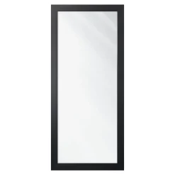 Lustra Dekoracyjne|Lustra| Lustro w czarnej ramie SLIM mat 47,5x107,5 cm