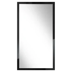 Lustro w czarnej ramie SLIM 67,5x127,5 cm
