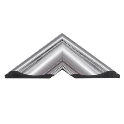 Lustra Dekoracyjne|Lustra| Lustro w srebrnej ramie VERONA 78x108 cm