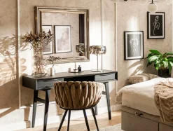 Lustra Dekoracyjne|Lustra| Lustro w srebrnej ramie VERONA 78x108 cm