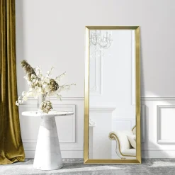 inny Lustro w złotej ramie ALPI 68x178 cm