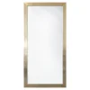 Lustra Dekoracyjne|Lustra| Lustro w złotej ramie SLIM 67,5x127,5 cm