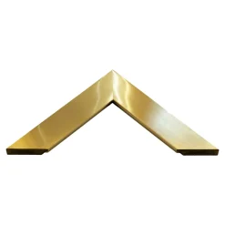 Lustra Dekoracyjne|Lustra| Lustro w złotej ramie SLIM 67,5x127,5 cm