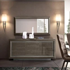 Lustra Dekoracyjne|Lustra|Modum Lustro 189.5x55.5 cm ELITE DAY srebrna brzoza