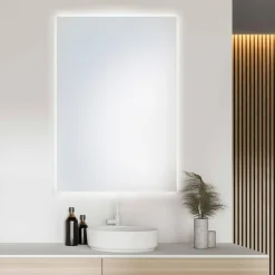 inny Lustro z oświetleniem LED prostokątne MILA 60x80 cm