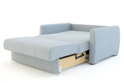 Dzieci Mała sofa rozkładana błękitna DALIA