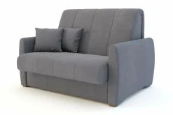 Dzieci Mała sofa rozkładana szara DALIA
