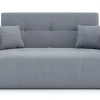 Dzieci Mała sofa szara 144 cm LEO III