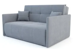 Dzieci Mała sofa szara 144 cm LEO III