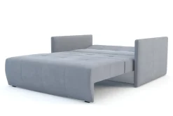 Dzieci Mała sofa szara 144 cm LEO III