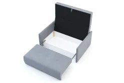 Dzieci Mała sofa szara 144 cm LEO III