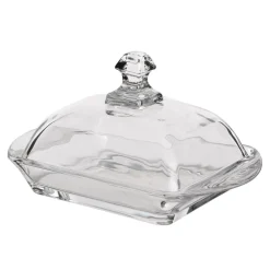 Zastawa Śniadaniowa| Maselniczka szklana GLOSSY