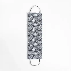 inny Mata plażowa w liście, czarna, 50x160 cm