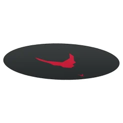 Akcesoria Biurowe|PLATINET S.A. Mata podłogowa gamingowa okrągła czarna VARR