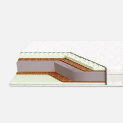 Dzieci Nebbia Materac piankowy z kokosem HEZE SILVER LUREX 120x200