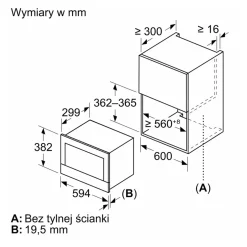 BOSCH Mikrofala do zabudowy Home Connect seria 8 czarna BEL7321B1