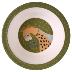 Jedzenie I Picie|Miski, Patery I Półmiski| Miseczka z melaminy dla dzieci ŻYRAFA 400 ml