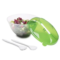 Miska / salaterka z pokrywką i łyżkami CYKORIA, 5 l