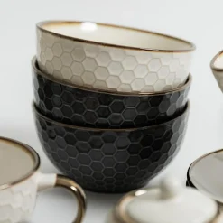 Prima Cucina Miska ceramiczna czarna BRESCA 650 ml