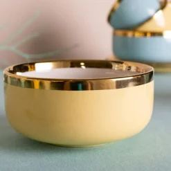 Miska porcelanowa wanilia AURORA GOLD 500 ml