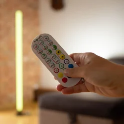 Lampy Podłogowe|inny Muzyczna lampa podłogowa LED RGB czarna TUYA z pilotem