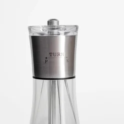 inny Młynek do pieprzu i soli 2w1 srebrny 19,5 cm