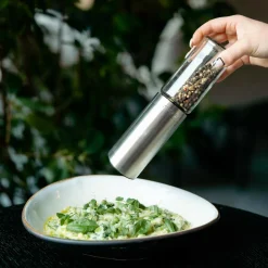 Młynki I Przyprawniki|Vialli Design Młynek elektryczny do soli i pieprzu SOHO 170 ml