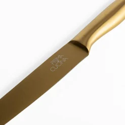 Noże I Deski Do Krojenia|inny Nóż do plastrowania TOKYO złoty 20 cm