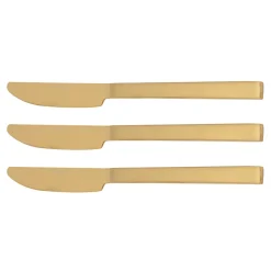 Sztućce|Kulig Nóż złoty PIANO GOLD kpl.3 szt.