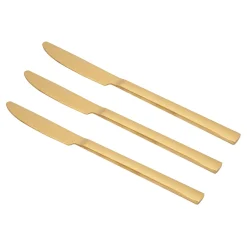 Sztućce|Kulig Nóż złoty PIANO GOLD kpl.3 szt.